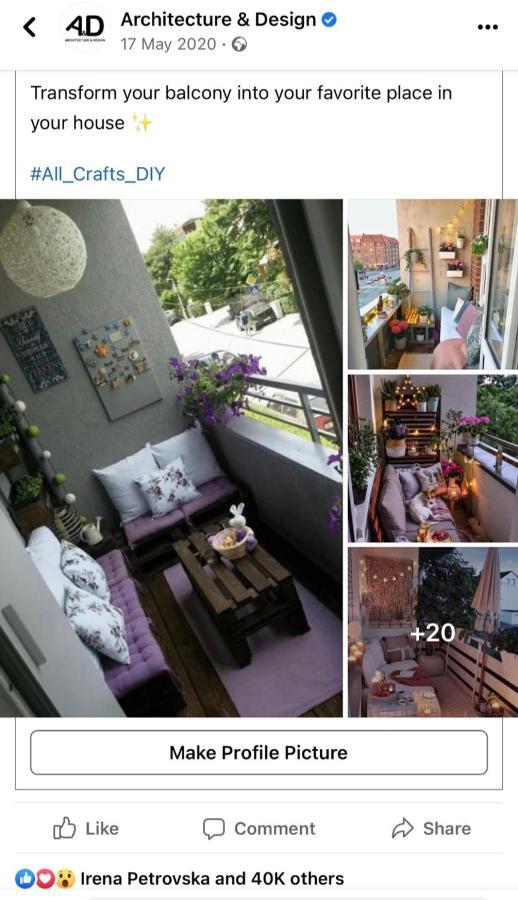 Apartmán Skopje Living Exteriér fotografie
